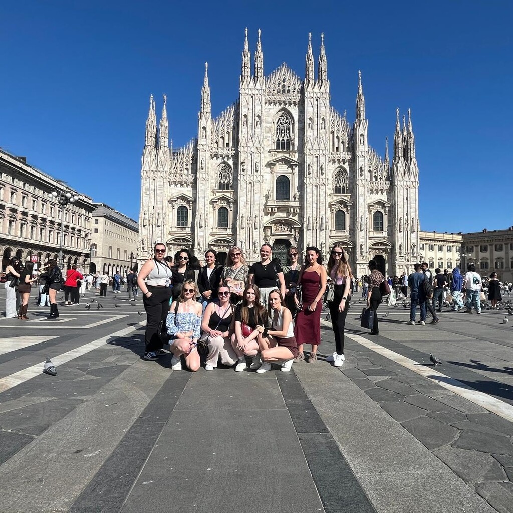 Odborná stáž studentek VOŠ v Miláně v rámci programu Erasmus+